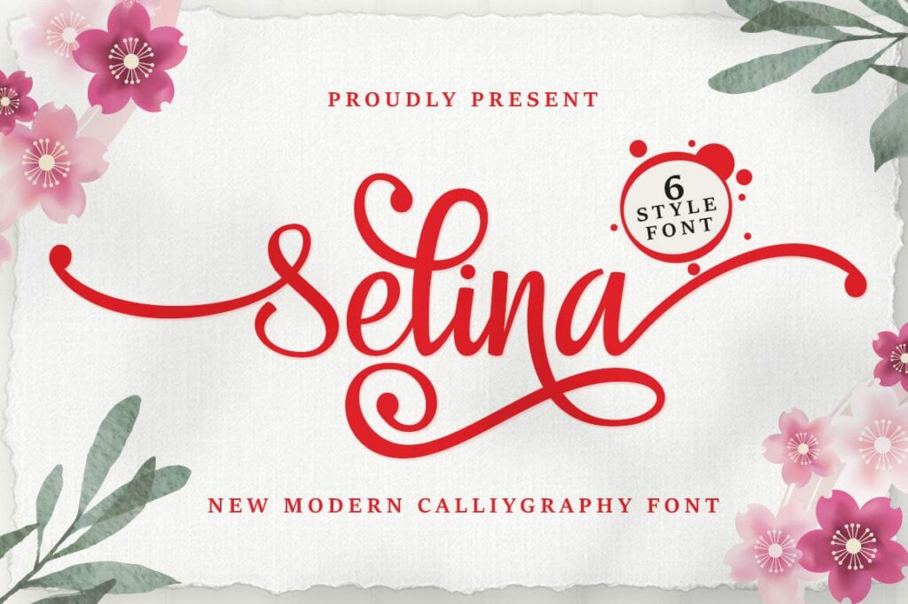 Selina Script Poster 4