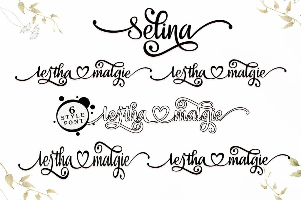 Selina Script Poster 9