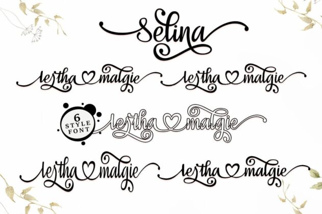Selina Script Poster 9
