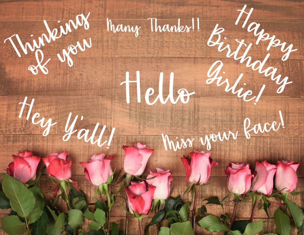 Sentiments Font Poster 2