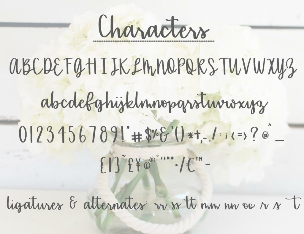 Sentiments Font Poster 5