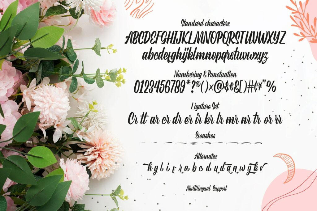 Sharely - Beautiful Brush Font Poster 8