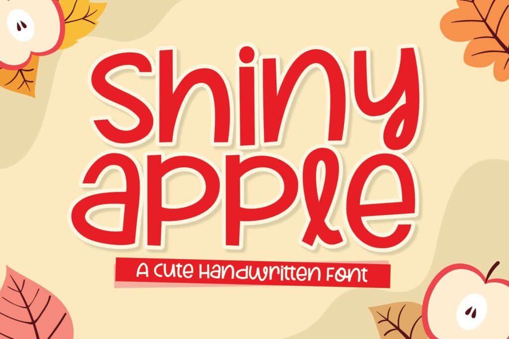 Shiny Apple Poster 2