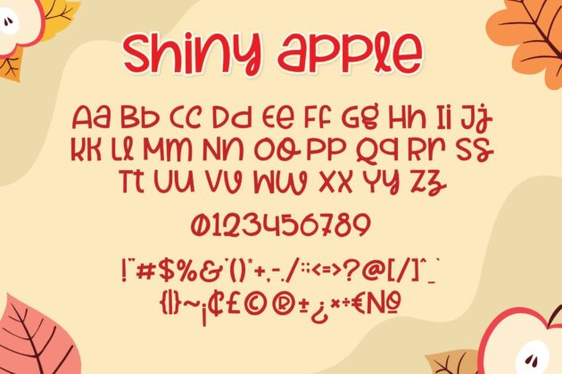 Shiny Apple Poster 3
