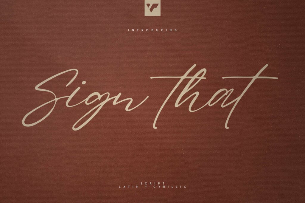 Sign That - Signature font Poster 4