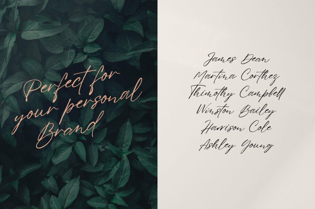Sign That - Signature font Poster 7