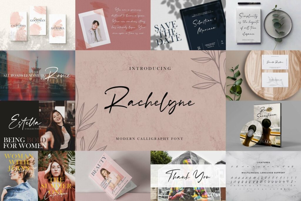 Signature Font Bundle Vol 1 Poster 1