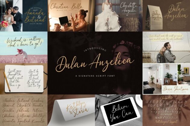 Signature Font Bundle Vol 1 Poster 8