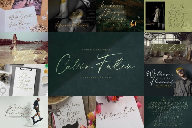 Signature Font Bundle Vol 1 Poster 9
