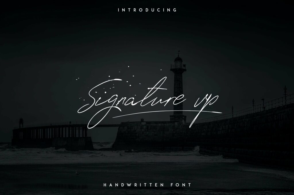 Signature Font Collection | 15in1 Poster 3