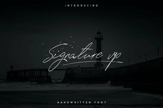 Signature Font Collection | 15in1 Poster 3