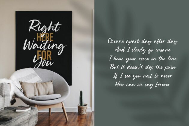 Silent Landfield Modern Calligraphy Font Poster 5