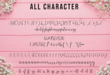 Silhouette Script Poster 1