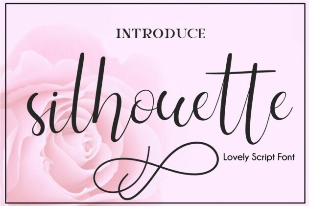 Silhouette Script Poster 6