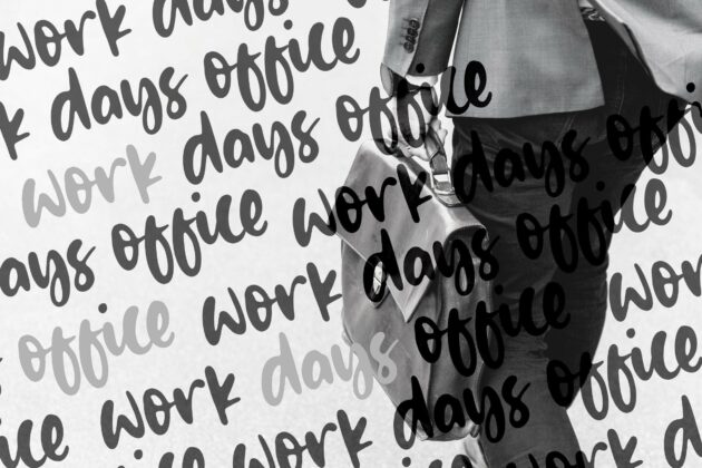 Silver Midnight Modern Handwritten Font Poster 1