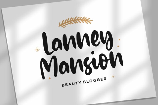 Silver Midnight Modern Handwritten Font Poster 2