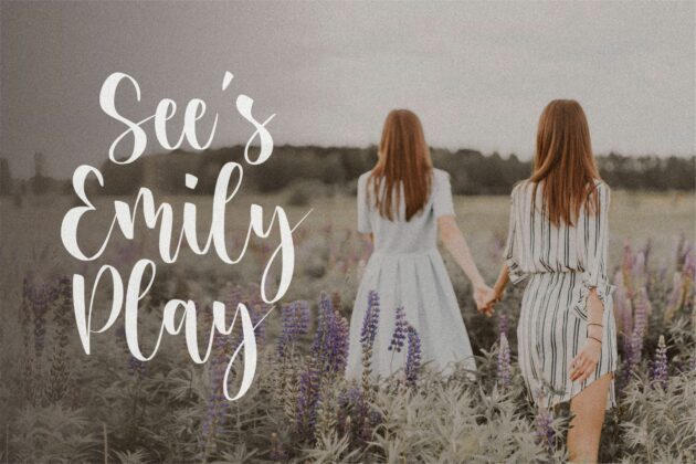 Sisterhood Elegant & Beautiful Script Font Poster 5