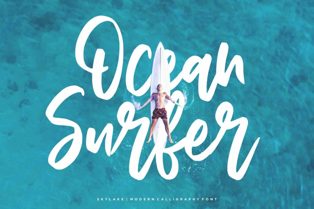 Skylake Modern Calligraphy Font Poster 3