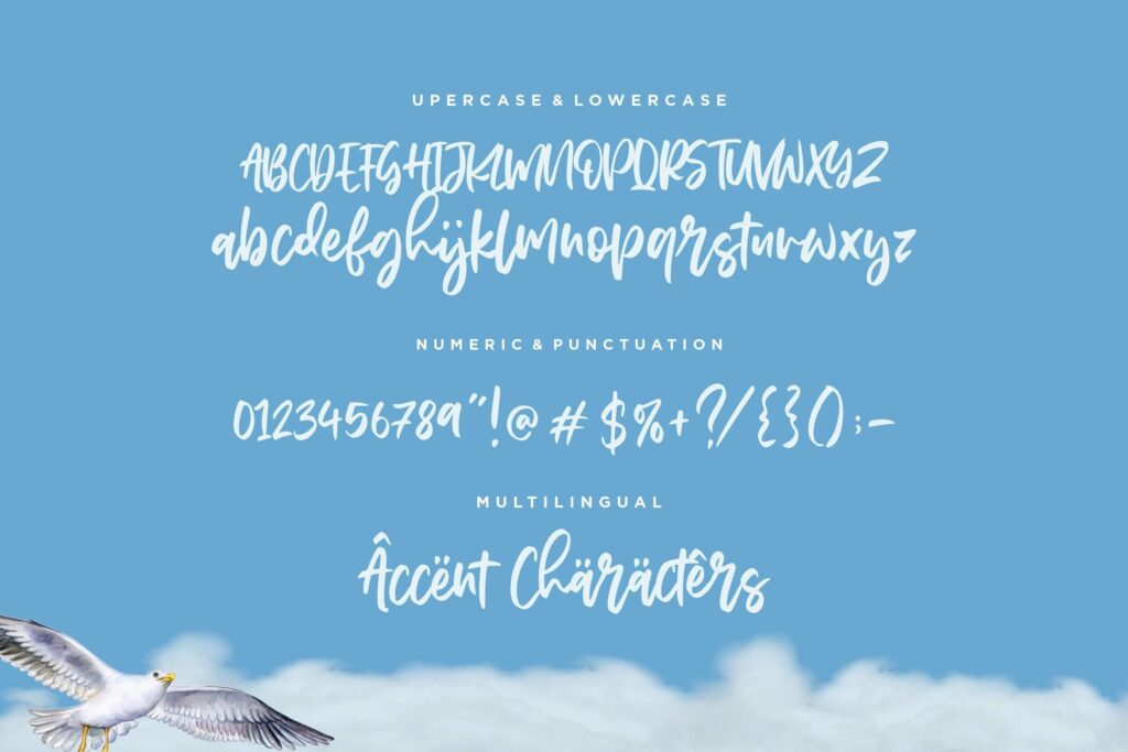 Skylake Modern Calligraphy Font Poster 4