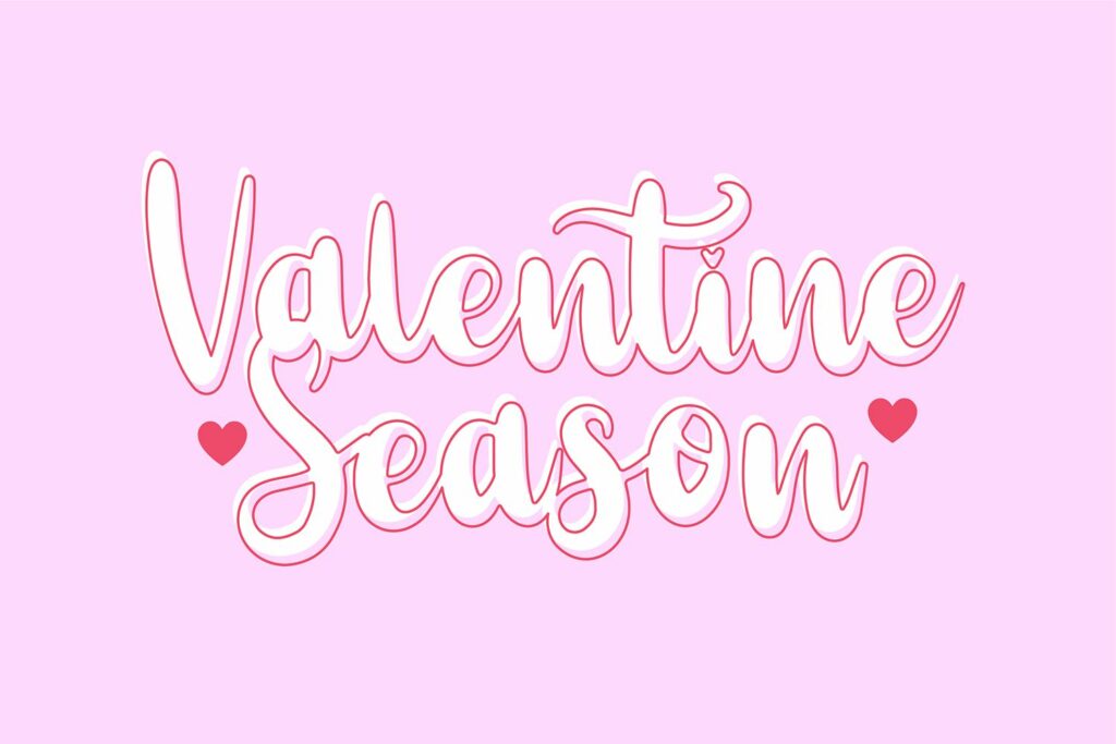 Smitten Valentine's Day Script Font Poster 1