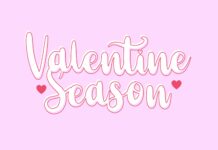 Smitten Valentine's Day Script Font Poster 1