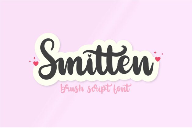 Smitten Valentine's Day Script Font Poster 2