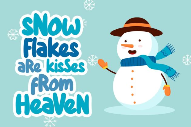 Snowy Days Font Poster 3