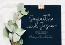 Solidar - Script Font Family Poster 1