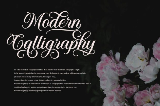 Solistaria-Elegant Calligraphy Font Poster 1