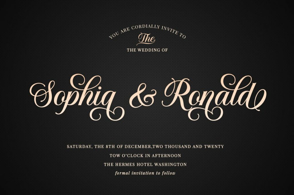 Solistaria-Elegant Calligraphy Font Poster 3