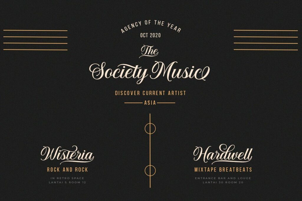 Solistaria-Elegant Calligraphy Font Poster 6