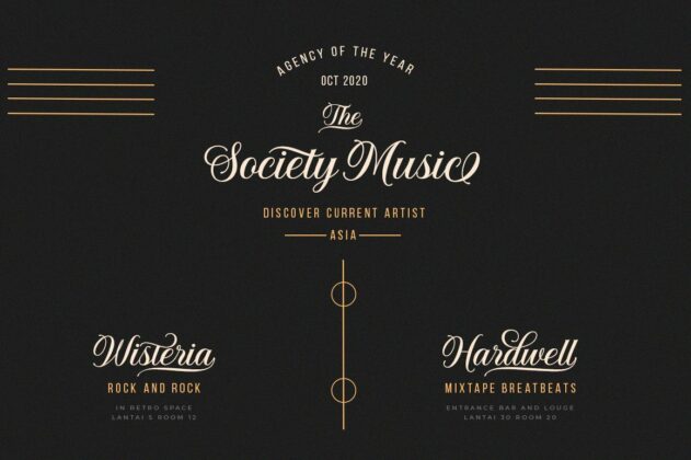 Solistaria-Elegant Calligraphy Font Poster 6