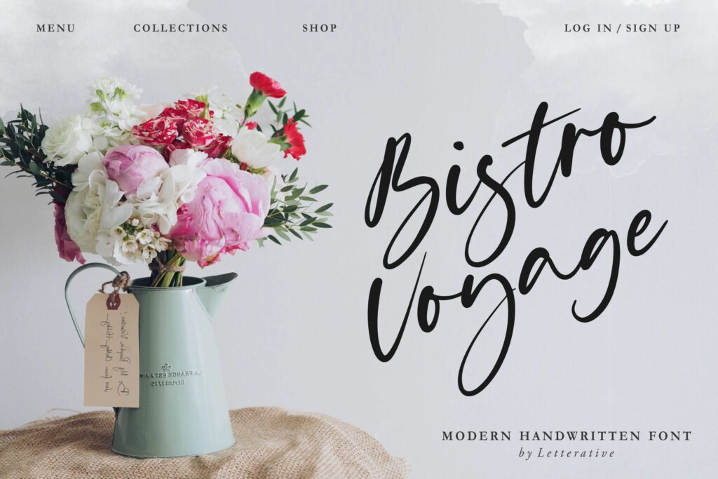 Solitude Modern Handwritten Font Poster 1