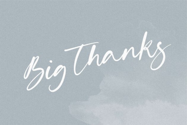Solitude Modern Handwritten Font Poster 5