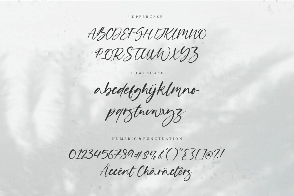 Solitude Modern Handwritten Font Poster 7