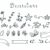 Spring Season script mono line font with decorations