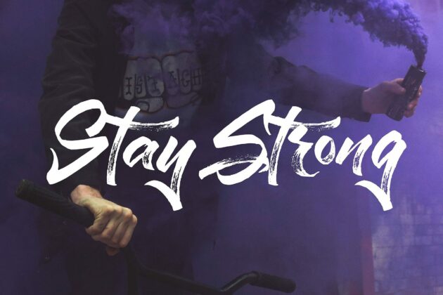Staychill Brush Font Poster 1