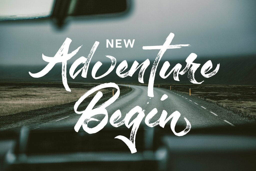 Staychill Brush Font Poster 3
