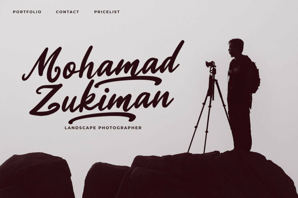Stranger - Handwritten Font Poster 2