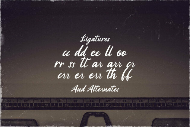 Stranger - Handwritten Font Poster 3