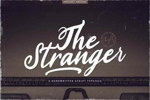 Stranger - Handwritten Font Poster 4