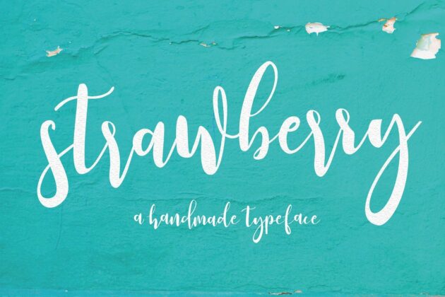 Strawberry Script Poster 4