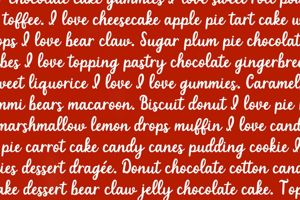Strawberry Smoothie - A handlettered script font Poster 5