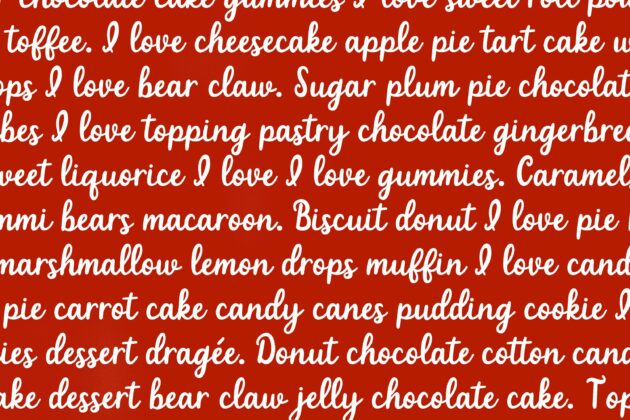 Strawberry Smoothie - A handlettered script font Poster 5
