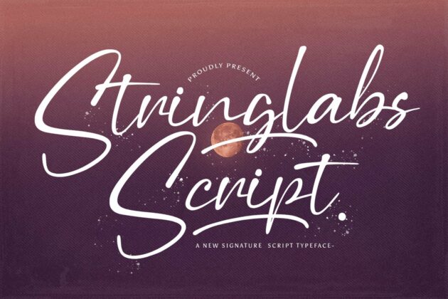 Stringlabs Script - Handwritten Font Poster 8