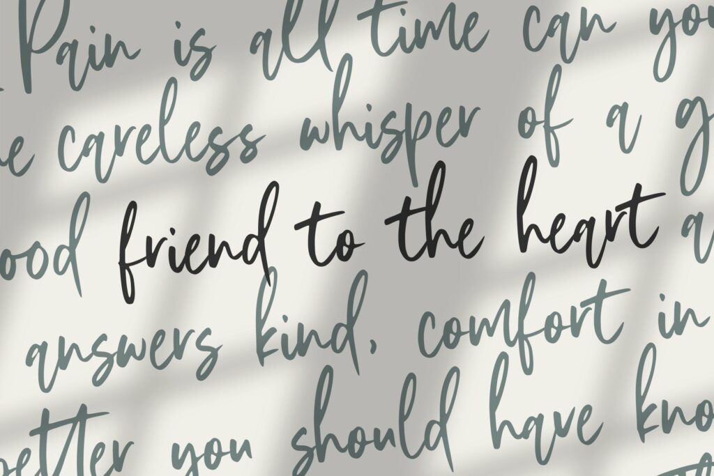 Stylist Garden Modern Handwritten Font Poster 5