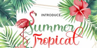 Summer Tropical Poster 1