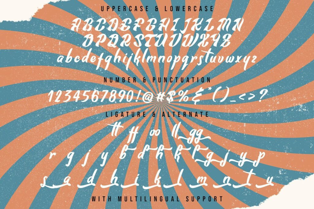 Sung Abed - Decorative Display Font Poster 8