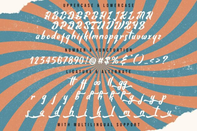 Sung Abed - Decorative Display Font Poster 8