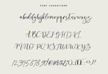 Suttimmos - Calligraphy Font With Swashes Poster 1